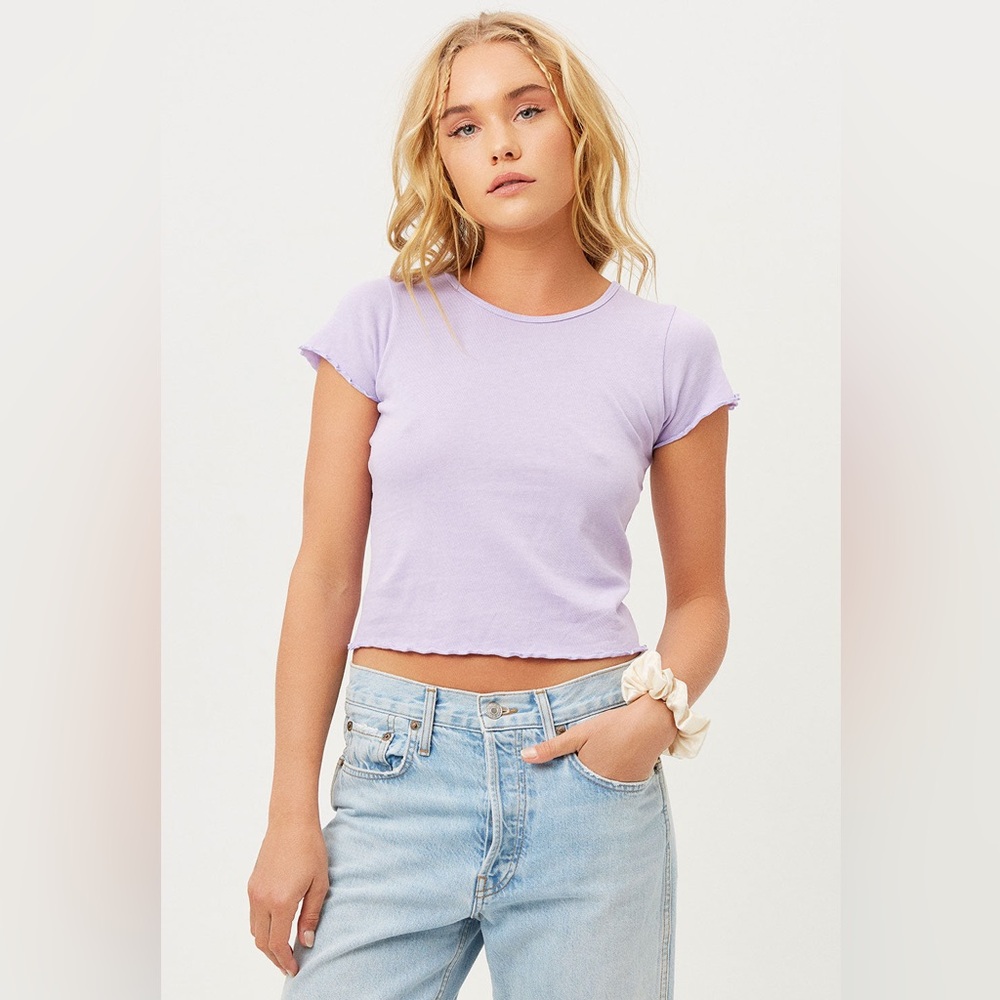Frankies Bikini purple baby tee